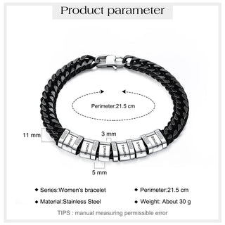 Personalized Stainless Steel Name Custom Bracelet