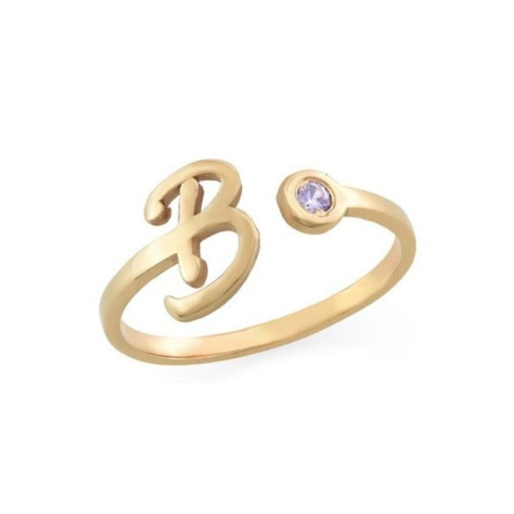 Custom Letter Ring