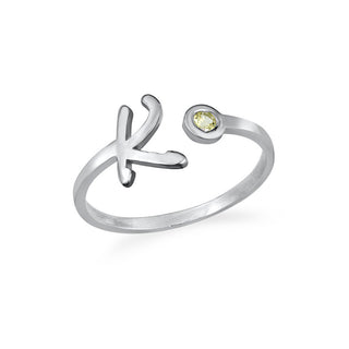 Custom Letter Ring