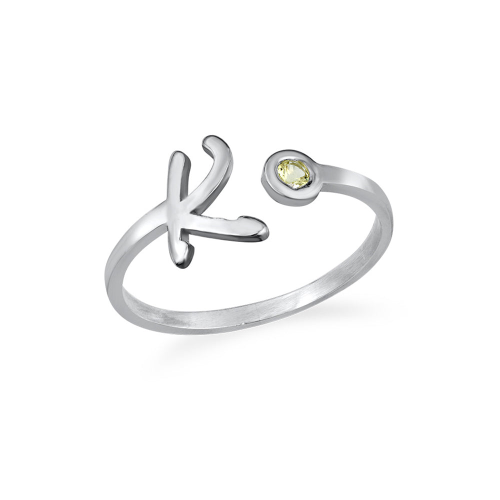 Custom Letter Ring