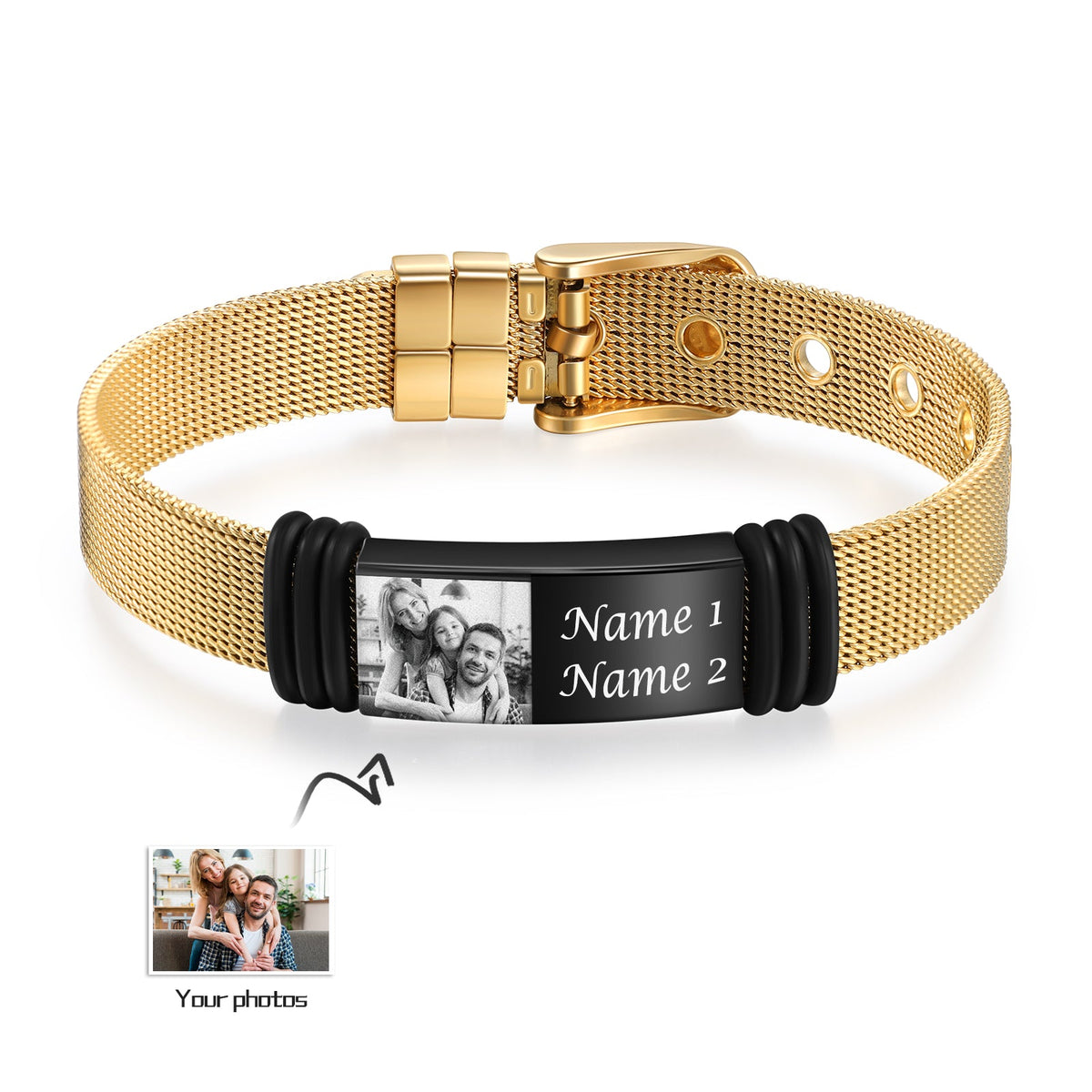 Custom Photo Stainelss Steel Bracelet