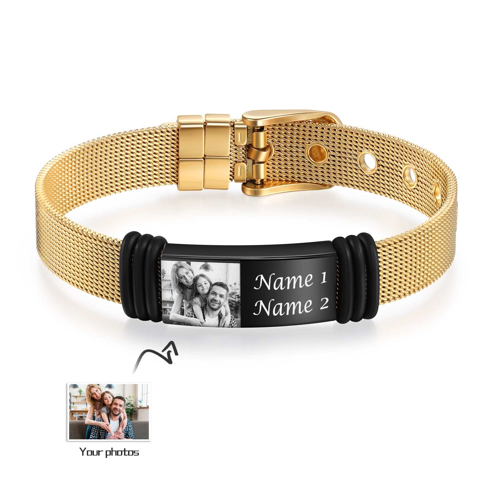 Custom Photo Stainelss Steel Bracelet