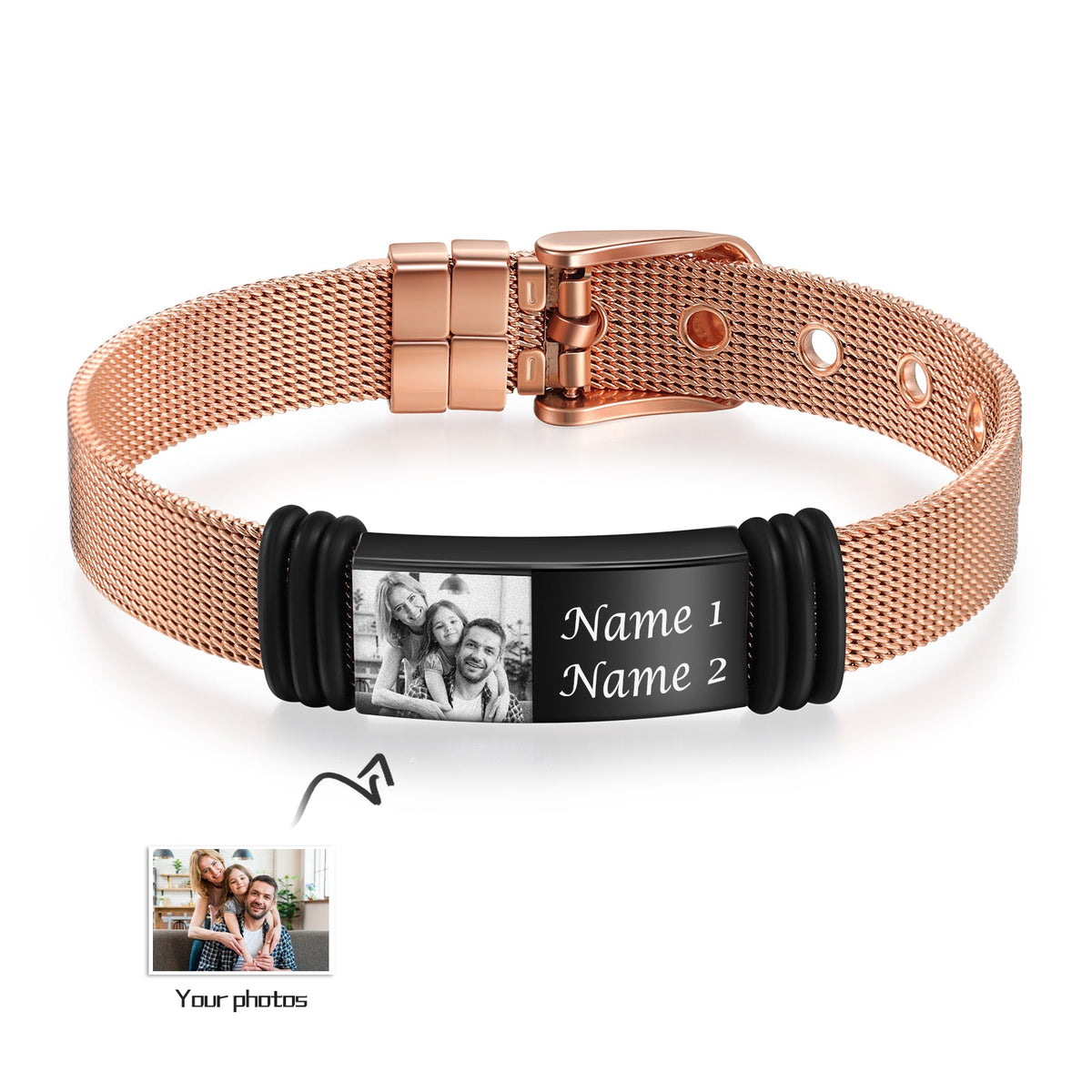 Custom Photo Stainelss Steel Bracelet