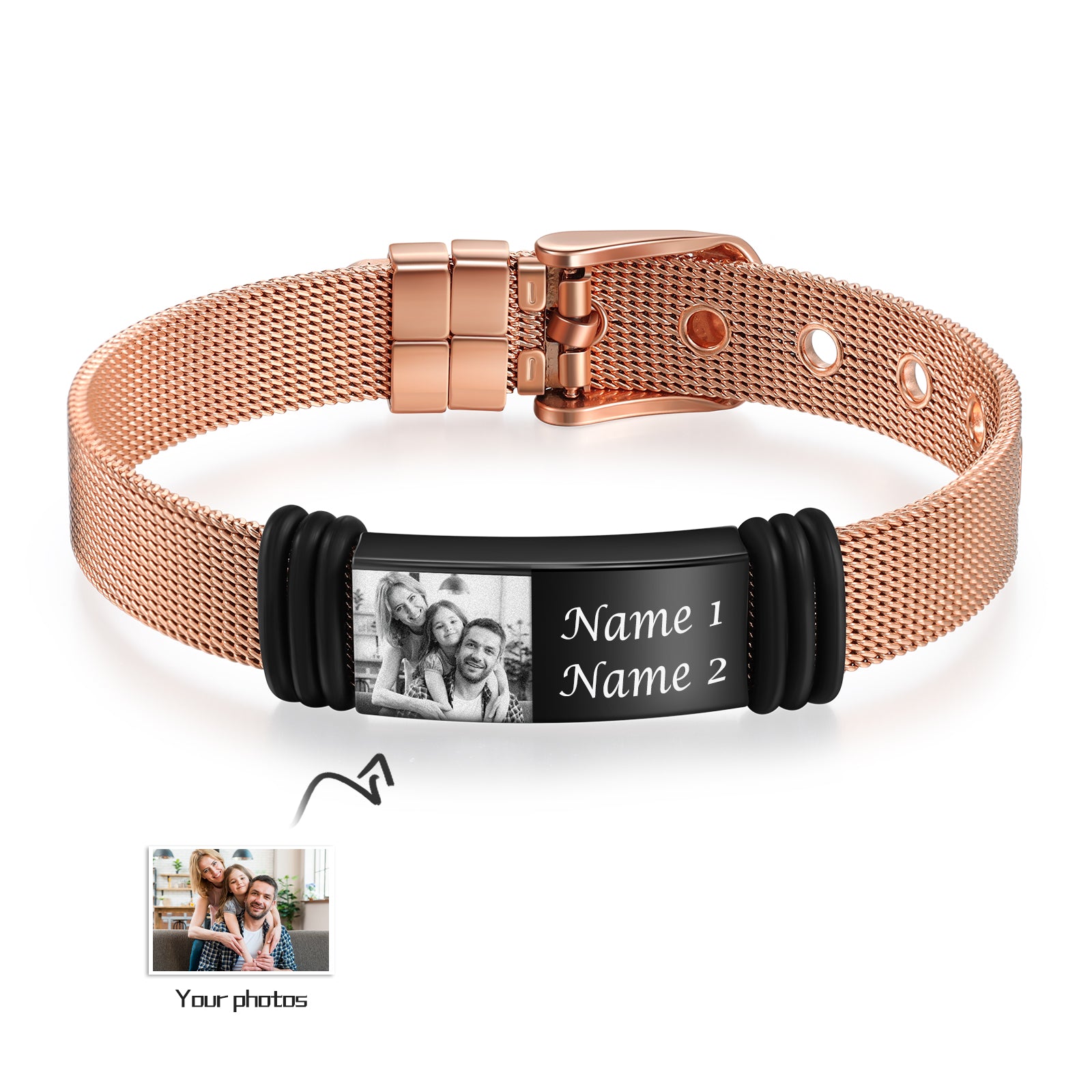 Custom Photo Stainelss Steel Bracelet