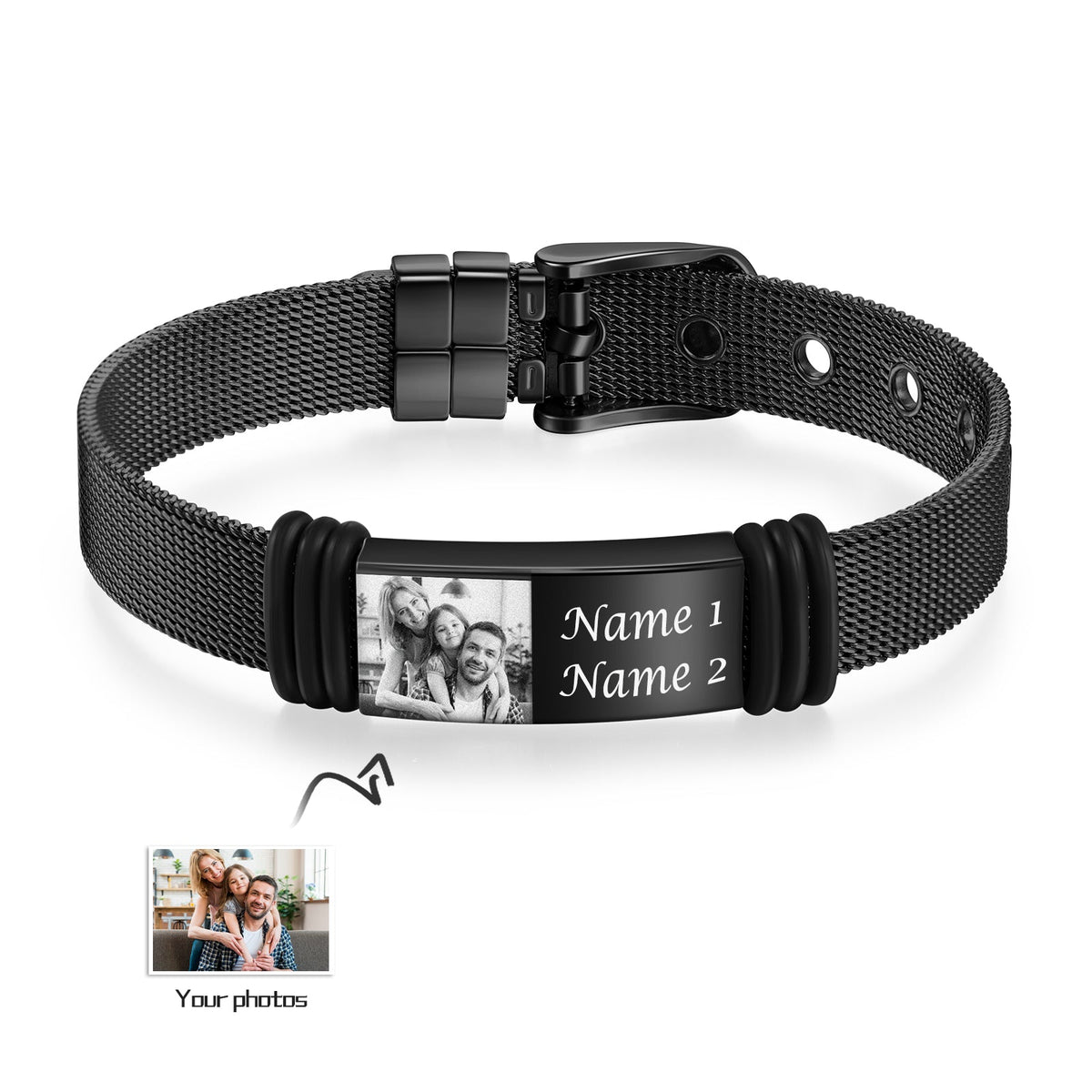 Custom Photo Stainelss Steel Bracelet