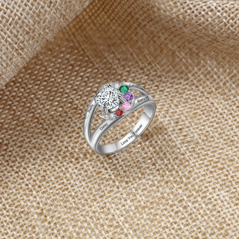 Custom Birthstone Ring