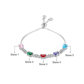 Custom Birthstone Bracelet