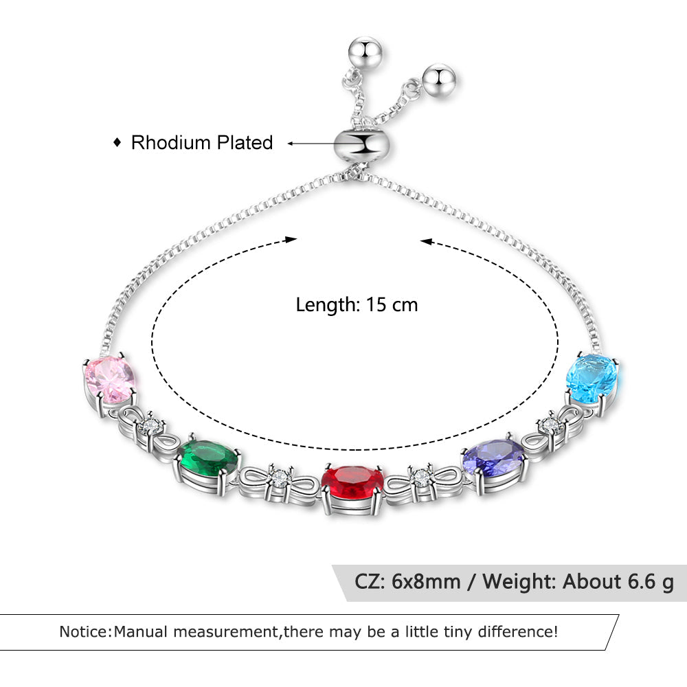 Custom Birthstone Bracelet