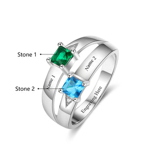 Custom Birthstone Ring