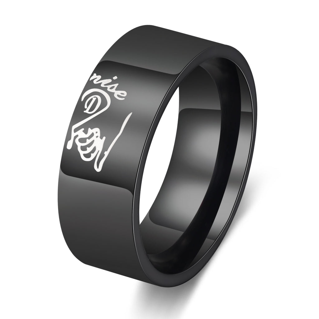Custom Stainless Steel Couple Ring
