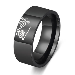 Custom Stainless Steel Couple Ring