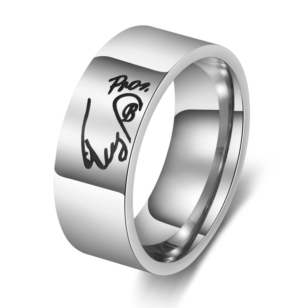Custom Stainless Steel Couple Ring