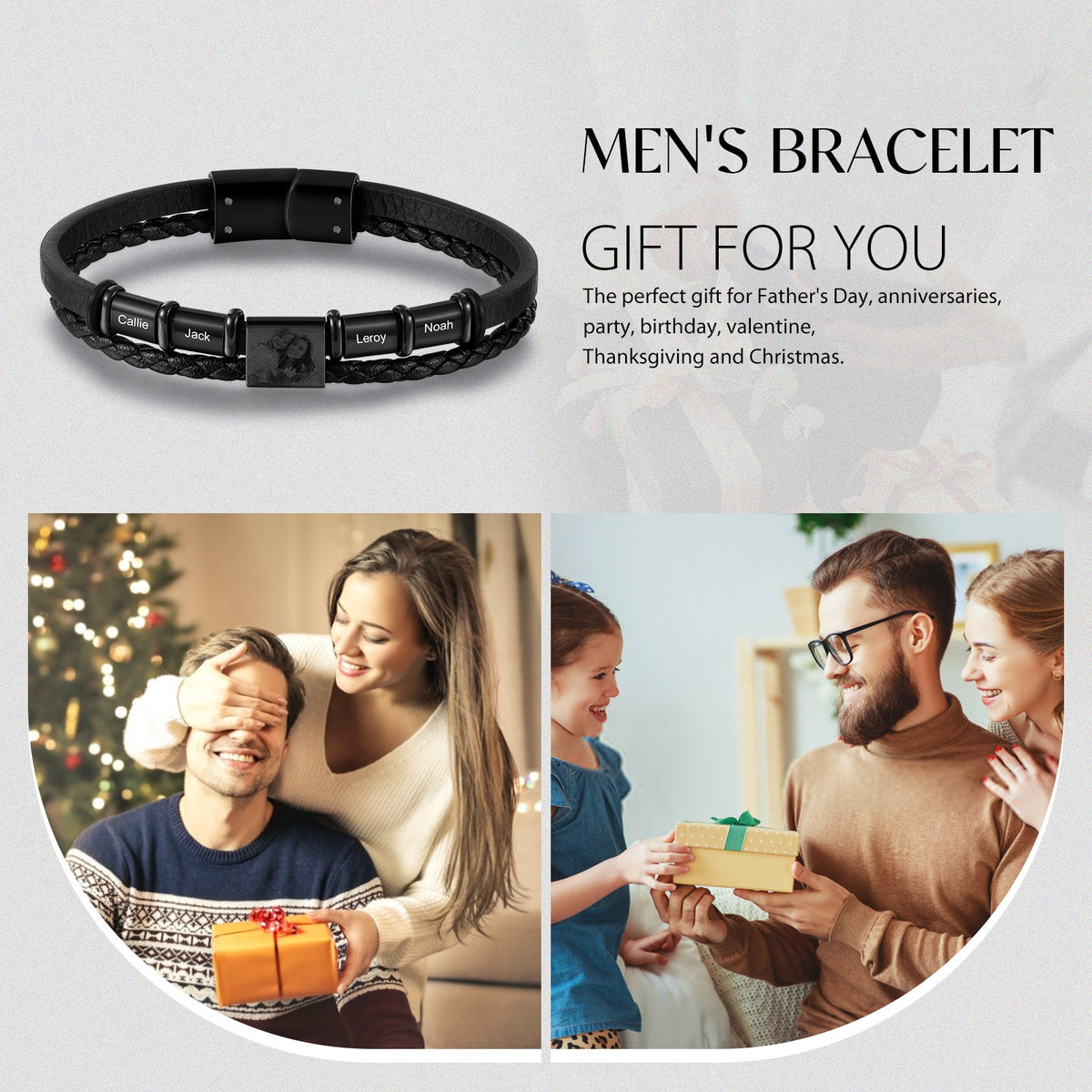 Custom Photo Stainless Steel Bracelet
