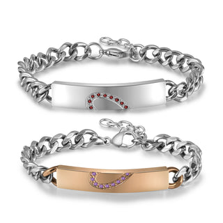 Custom Name Couple Bracelet