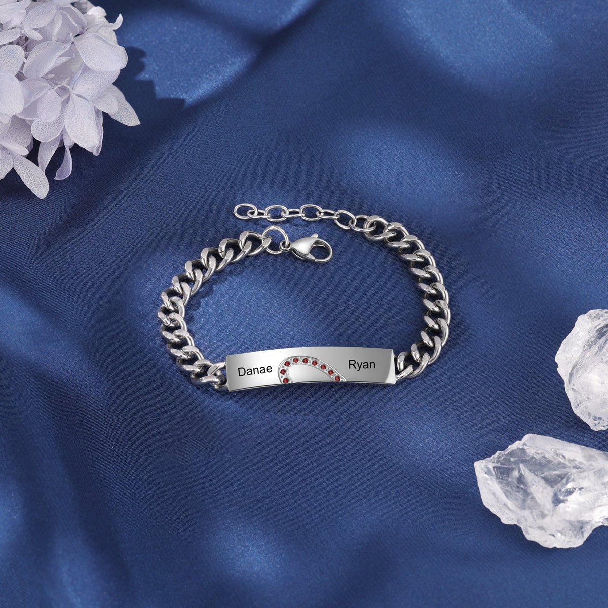 Custom Name Couple Bracelet
