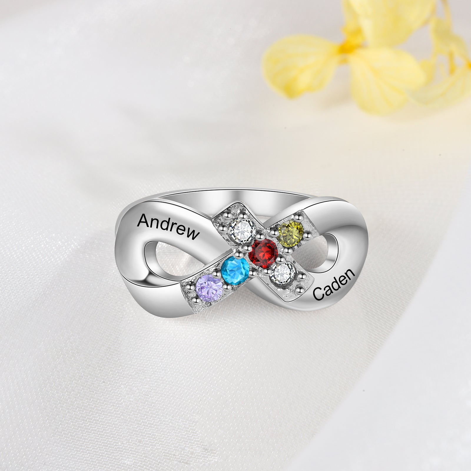 Personalized Cross Ring