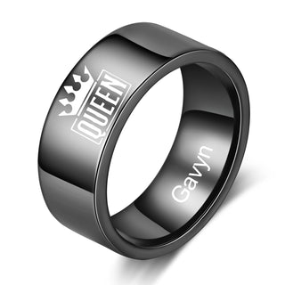 Custom Stainless Steel Couple Ring