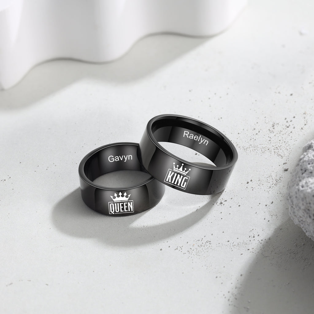 Custom Stainless Steel Couple Ring