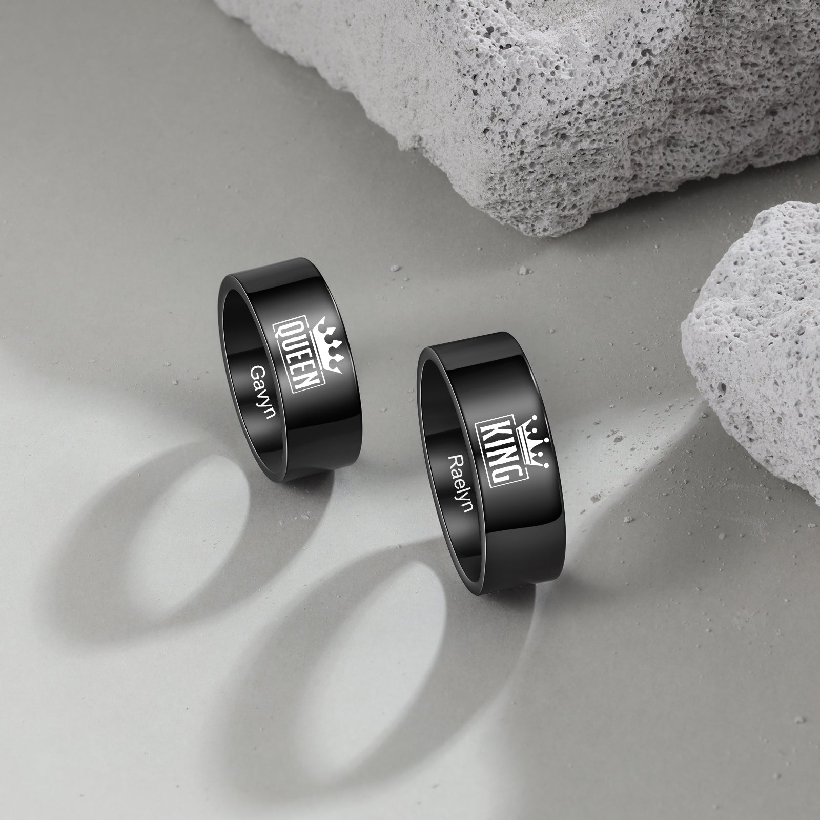 Custom Stainless Steel Couple Ring