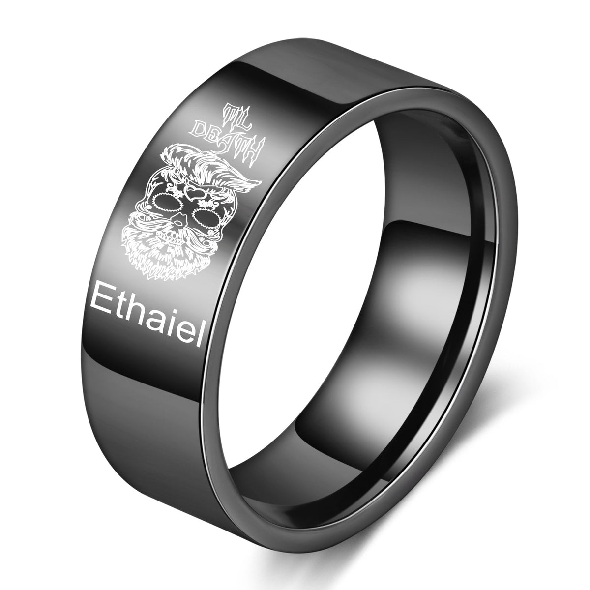 Custom Name Couple Ring