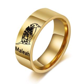 Custom Stainless Steel Couple Ring
