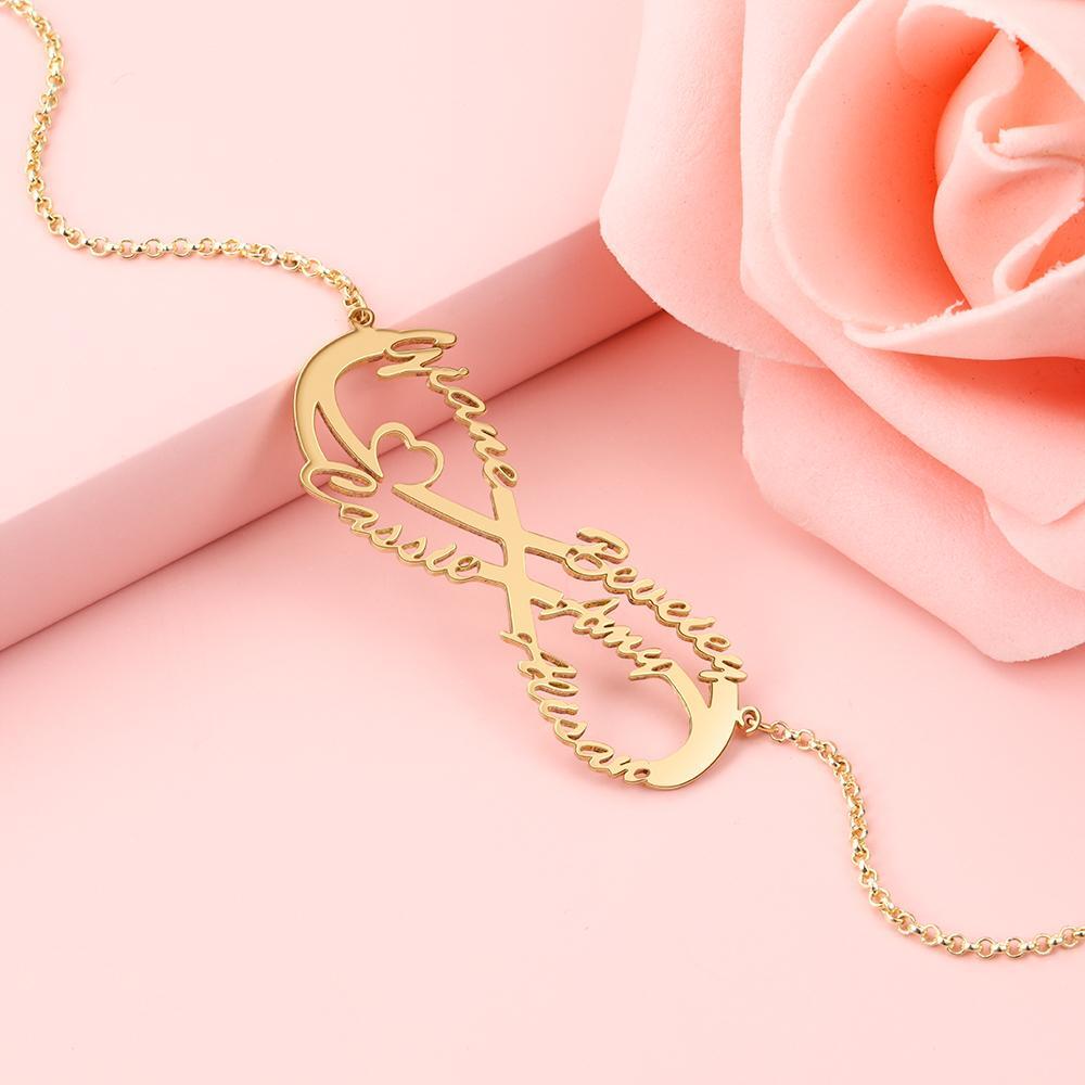 Standard Infinity Name Necklace