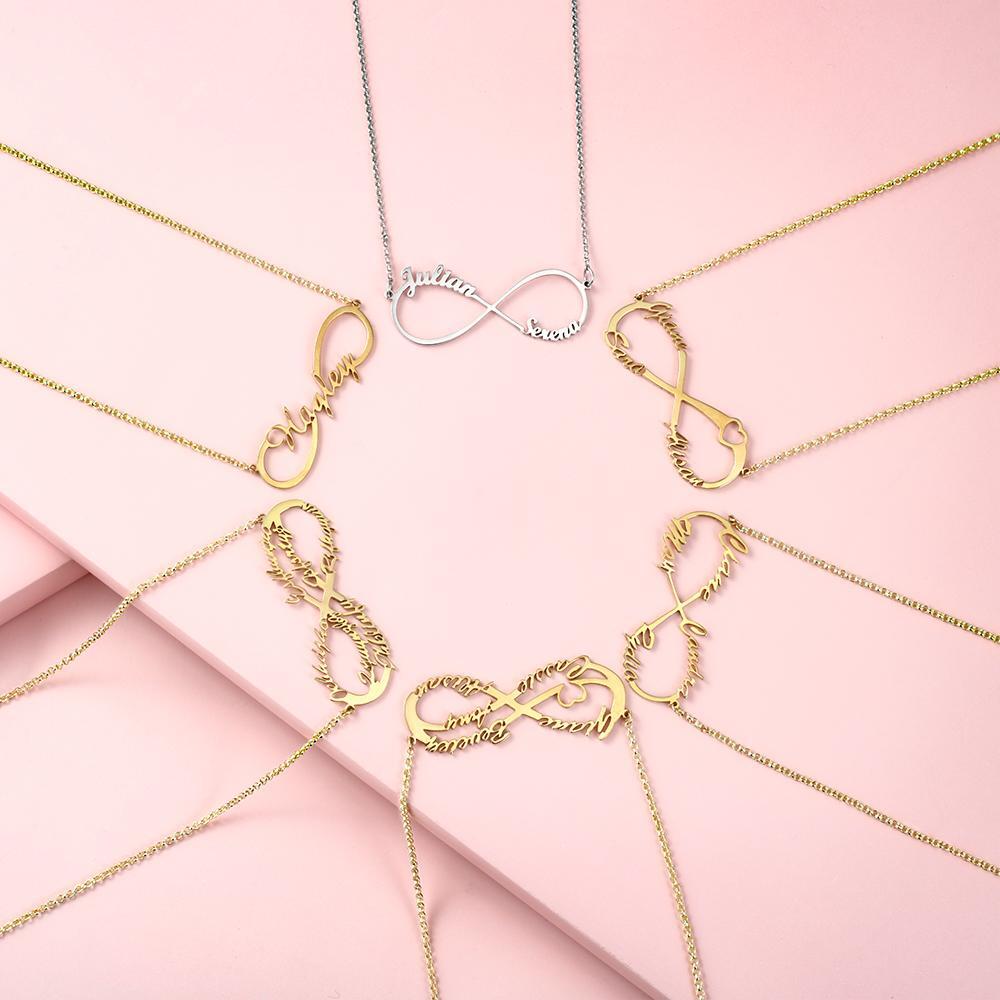 Standard Infinity Name Necklace