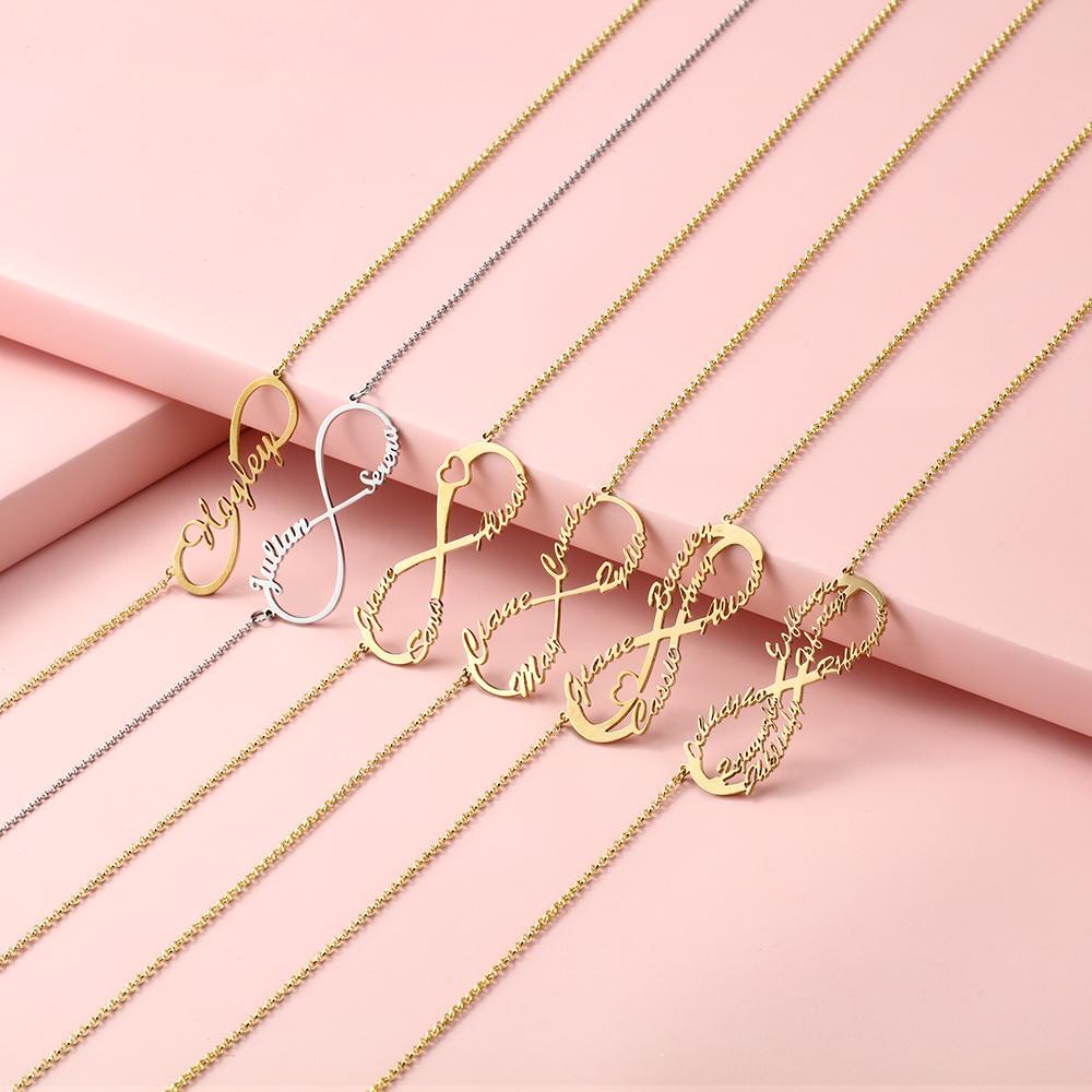 Standard Infinity Name Necklace