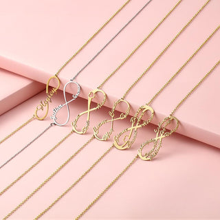 Standard Infinity Name Necklace