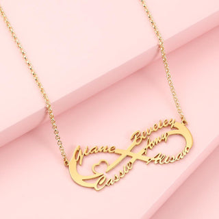 Standard Infinity Name Necklace
