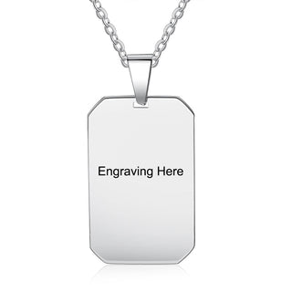 Custom Stainless Steal Photo Necklace