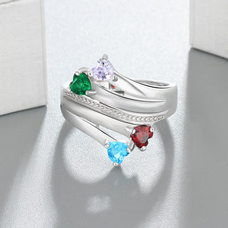 925 Sterling Silver Birthstone Ring