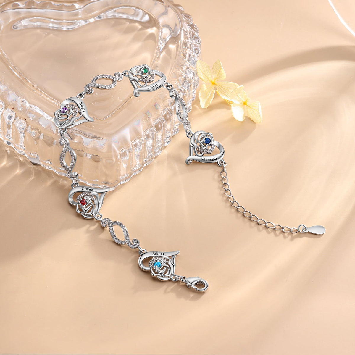 Custom Heart Bracelet