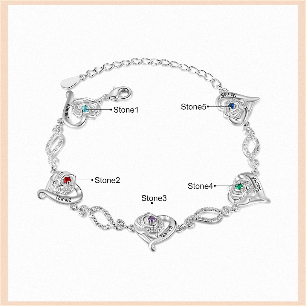 Custom Heart Bracelet