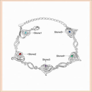 Custom Heart Bracelet