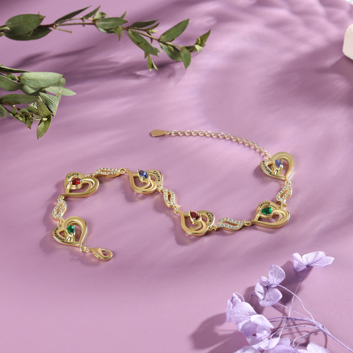 Custom Heart Bracelet