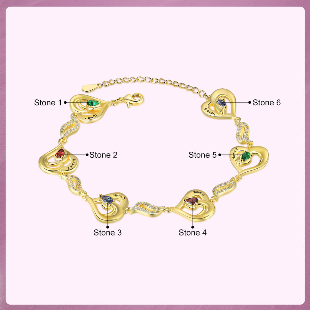 Custom Heart Bracelet