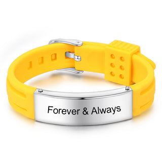 Personalized Stainless Steel Medical Bracelet