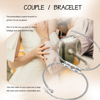Custom Couple Couple Bracelet