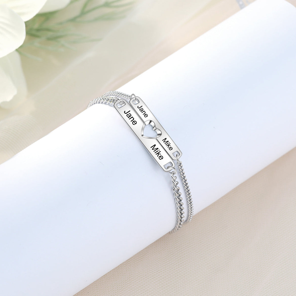 Custom Couple Couple Bracelet