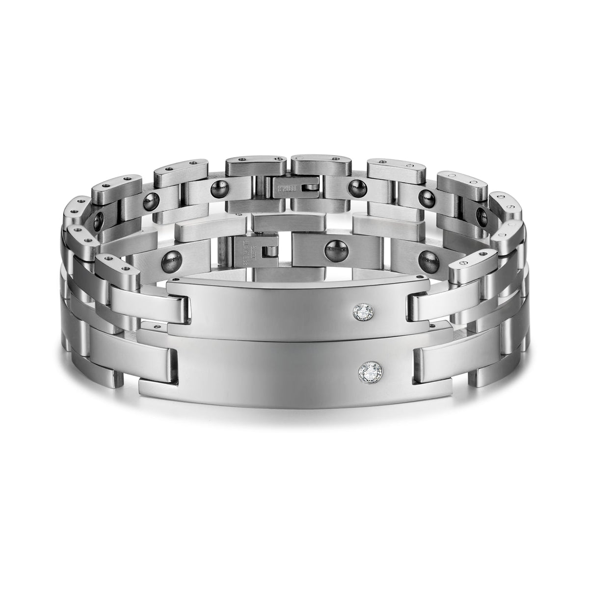 Custom Stainless Steel Couple Bracelet