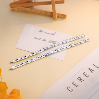 Custom Stainless Steel Couple Bracelet