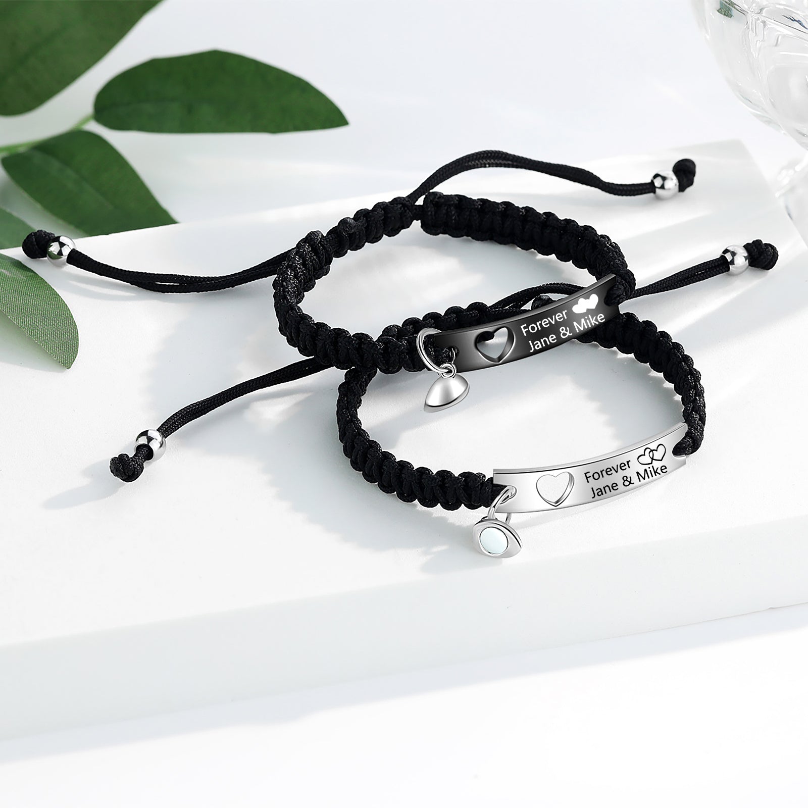 Custom Name Couple Bracelet