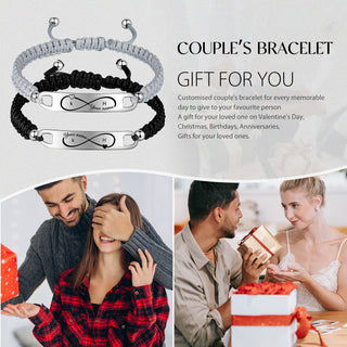 Custom Name Couple Bracelet