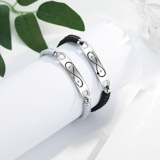 Custom Name Couple Bracelet