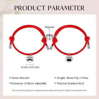 Custom Name Couple Bracelet