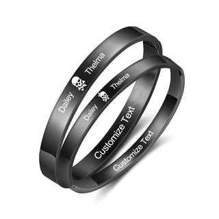 Custom Name Couple Bracelet