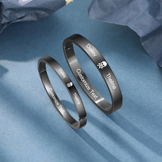 Custom Name Couple Bracelet
