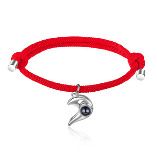 Custom Photo Projection Couple Bracelet