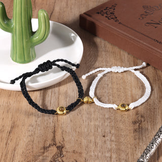 Custom Photo Projection Magnetic Couple Bracelet